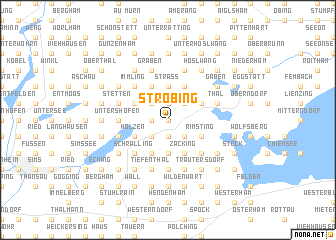 map of Ströbing