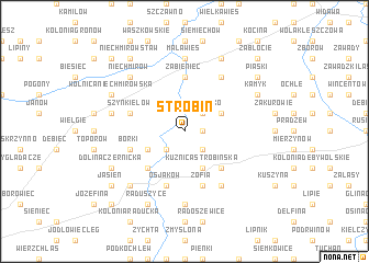 map of Strobin