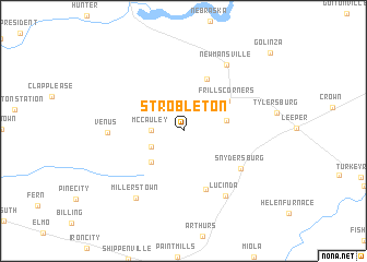 map of Strobleton