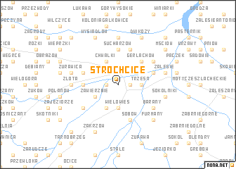 map of Strochcice