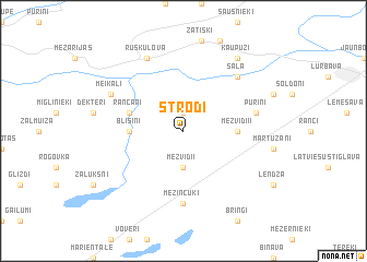 map of Strodi