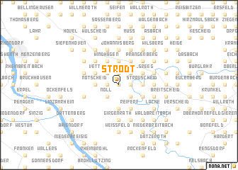 map of Strödt