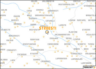 map of Stroeşti