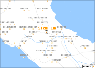 map of Strofiliá