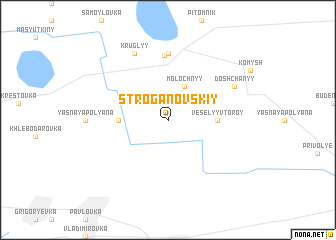 map of Stroganovskiy