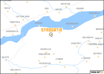 map of Strogatin