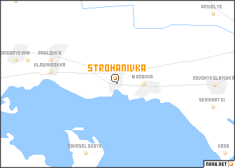 map of Strohanivka