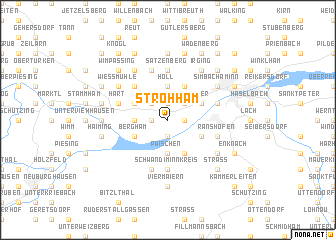 map of Strohham