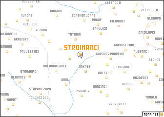 map of Stroimanci