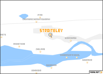 map of Stroiteley