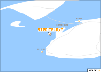 map of Stroitel\