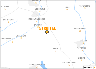 map of Stroitel\