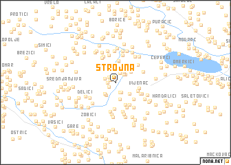 map of Strojna