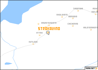 map of Strokavino