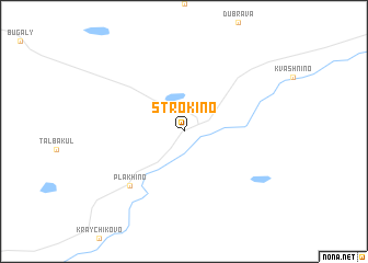 map of Strokino