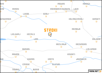 map of Stroķi