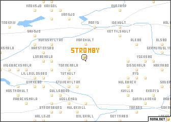 map of Strömby