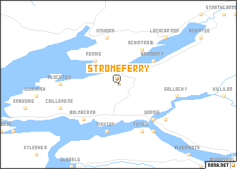 map of Stromeferry