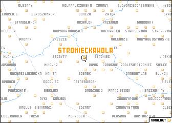 map of Stromiecka Wola