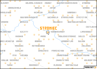 map of Stromiec