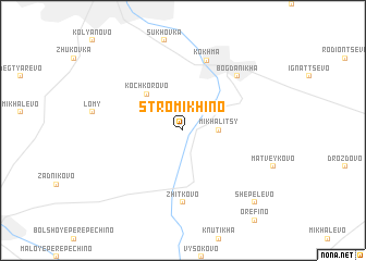 map of Stromikhino