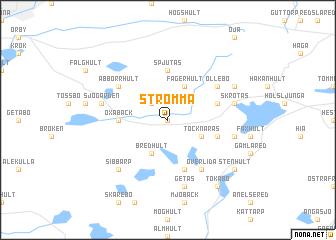 map of Strömma