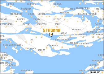 map of Strömma