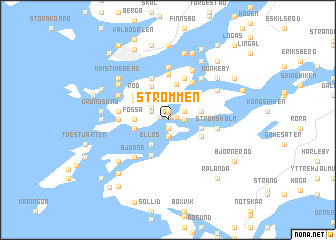 map of Strömmen