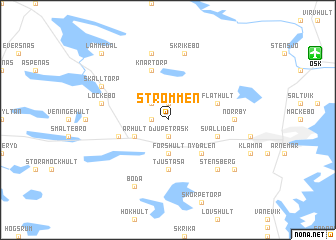 map of Strömmen