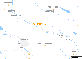 map of Strömnäs