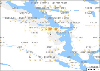 map of Strömnäs