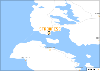 map of Stromness