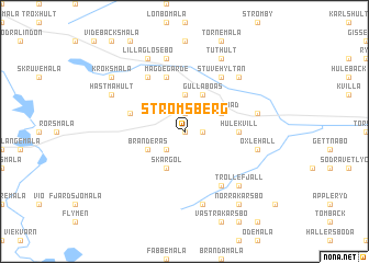 map of Strömsberg