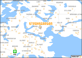 map of Strömsgärdan