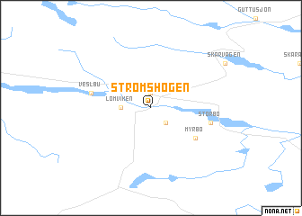 map of Strömshögen