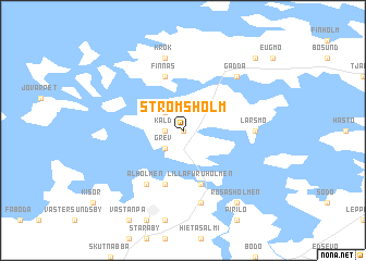 map of Strömsholm