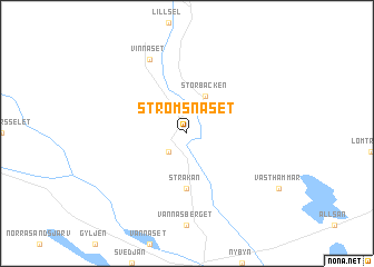 map of Strömsnäset