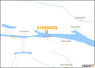 map of Strömsnäs