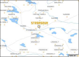 map of Strömsrum