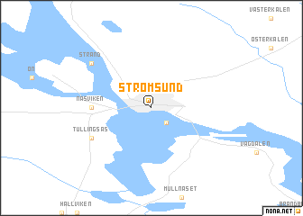 map of Strömsund