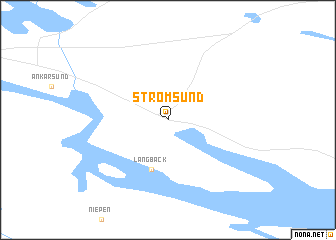 map of Strömsund