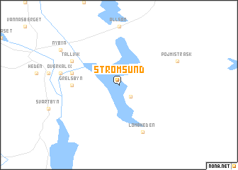 map of Strömsund