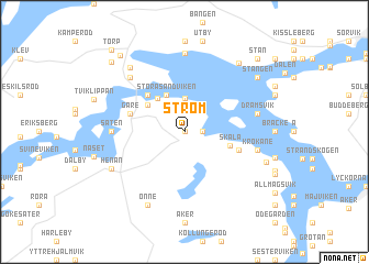 map of Ström