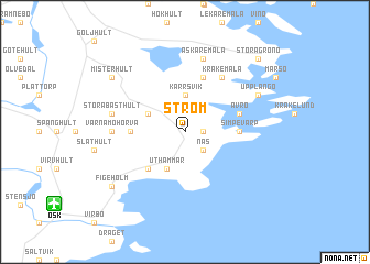 map of Ström