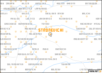 map of Stronevichi