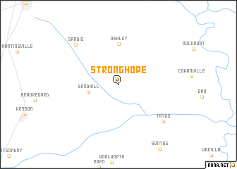 map of Stronghope