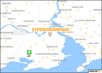 map of Stronghowʼs Bridge