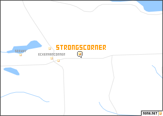 map of Strongs Corner