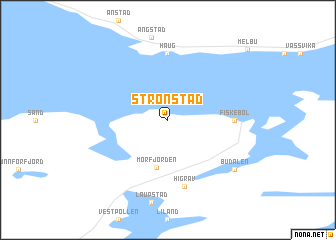 map of Strønstad