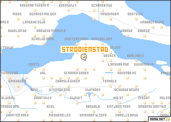 map of Strooienstad